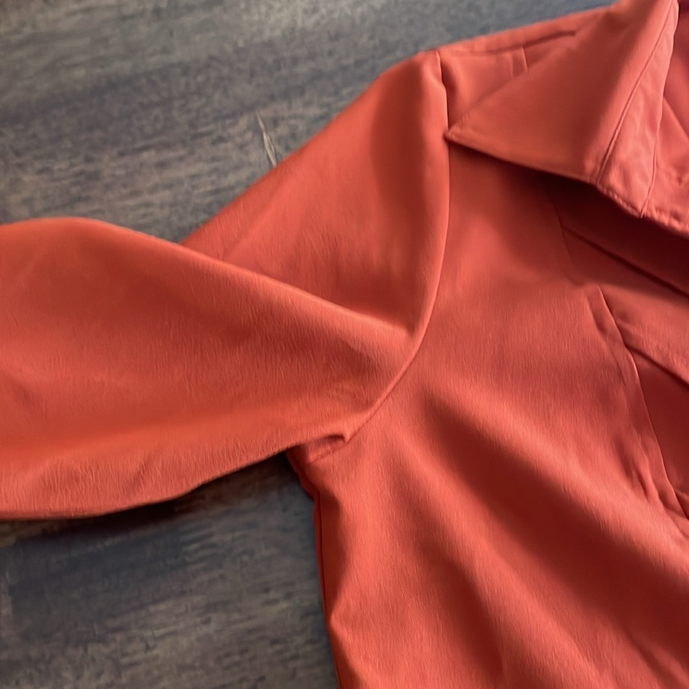 Dressbarn burnt orange button down - Picture 10 of 14